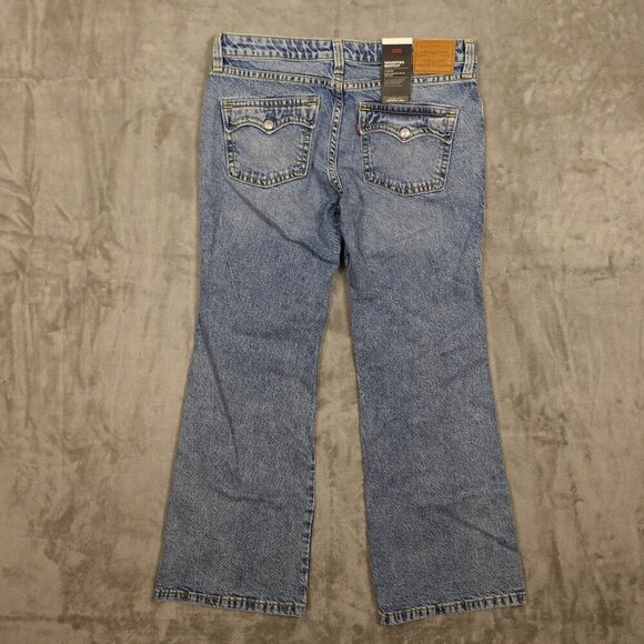 NWT Levi's jeans Noughties Boot cut women's 32 stonewash blue red tab Y2K - Picture 9 of 14